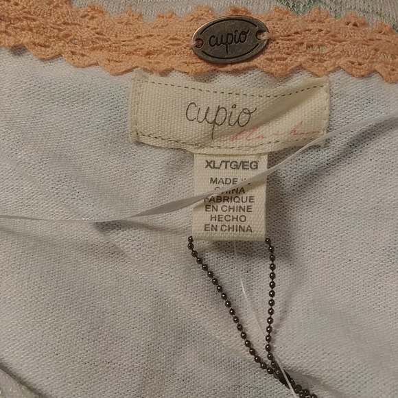 NWT Cupio Light Weight Knit Top - Picture 6 of 6
